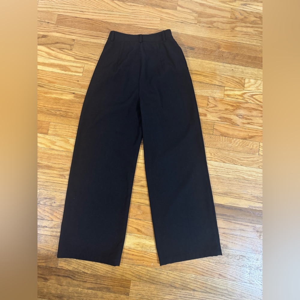 Cider Wide-Leg Black Women's Trousers - Picture 5 of 5